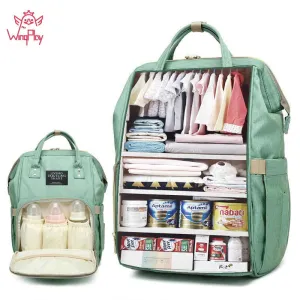 New Waterproof Maternity Bags Baby Mummy Diaper Bags Printed Nappy Bag Mom Backpack For Stroller Nursing Baby Care #Y