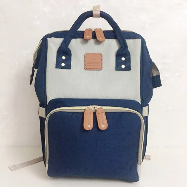 New Waterproof Maternity Bags Baby Mummy Diaper Bags Printed Nappy Bag Mom Backpack For Stroller Nursing Baby Care #Y