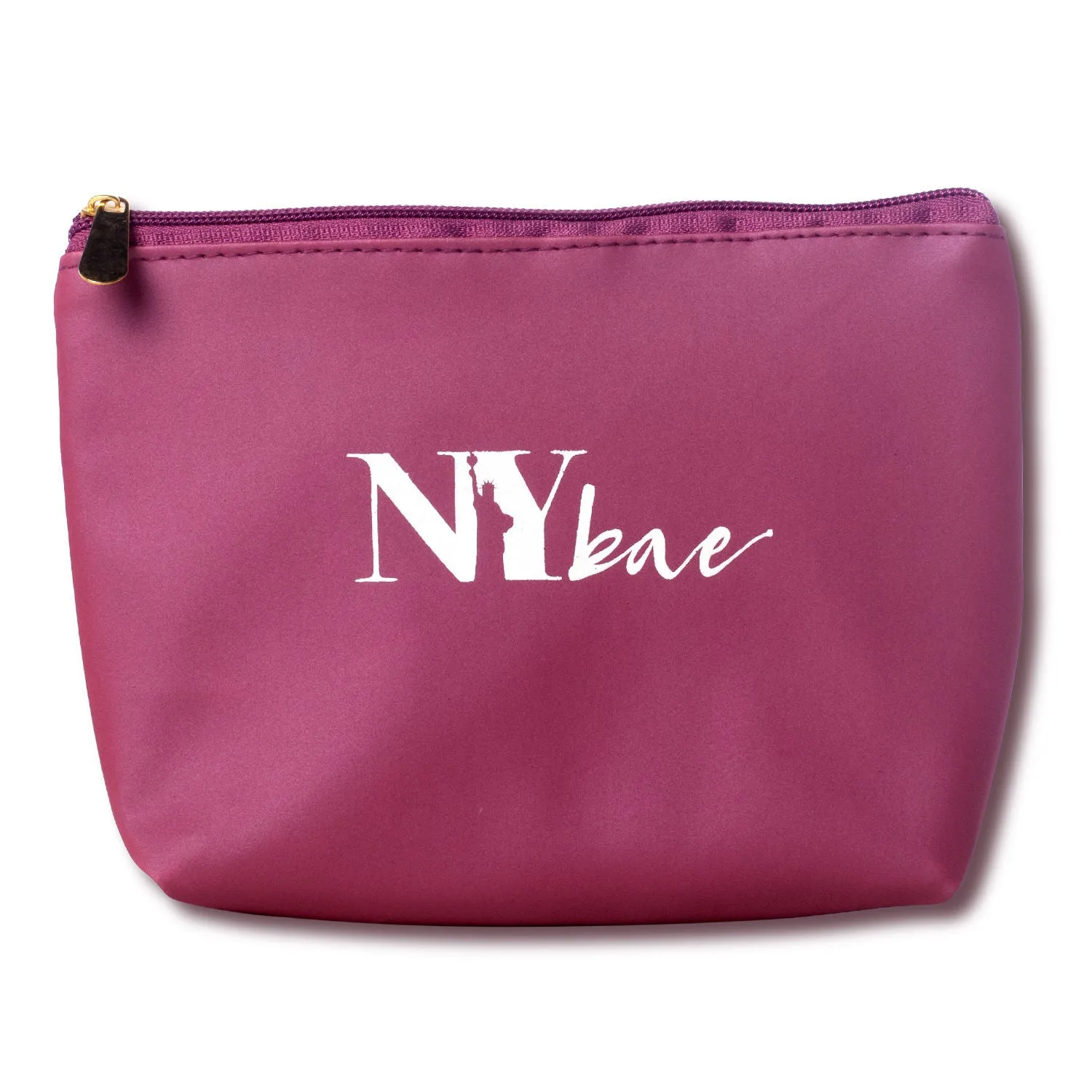 NY Bae Makeup Pouch | Travel Friendly | Multi Purpose Bag | Spacious - Light Pink