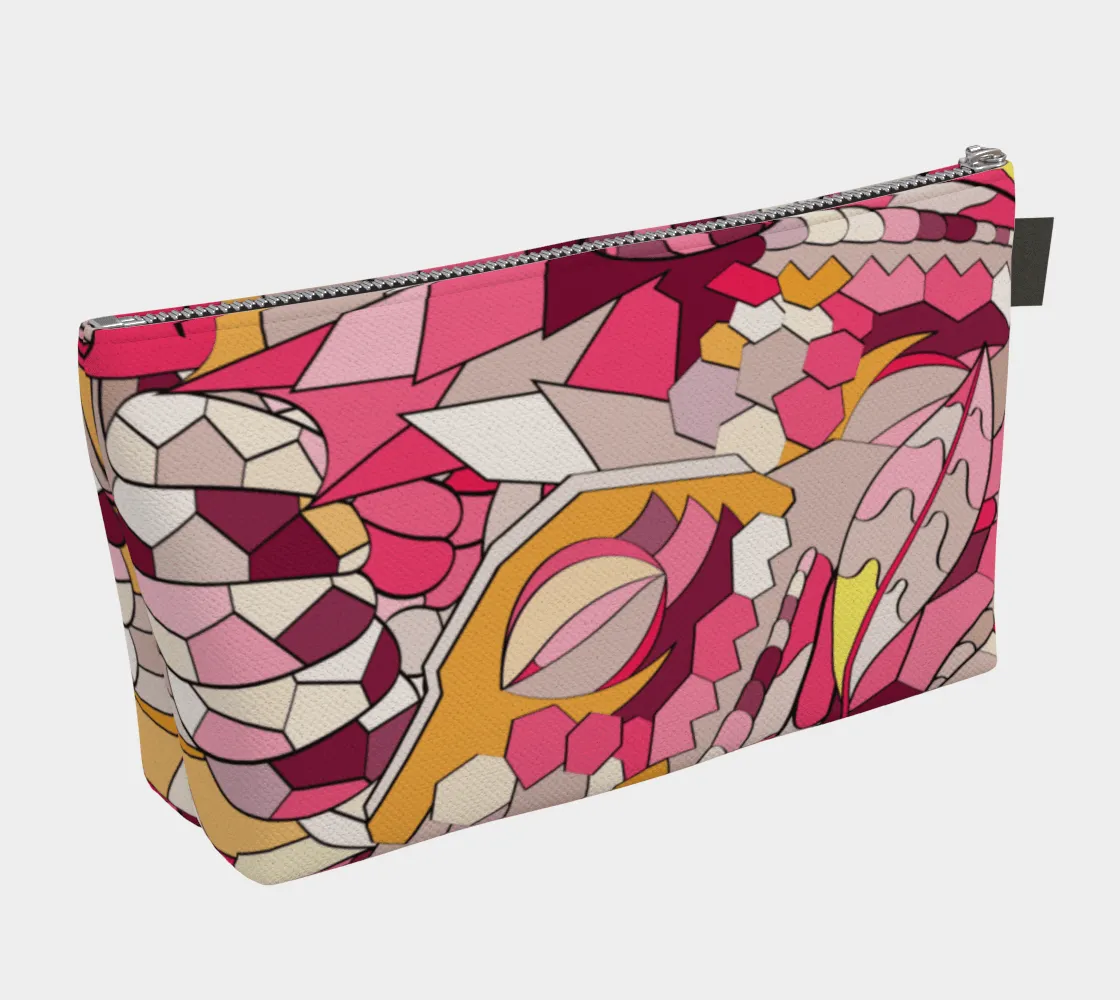 Perl Canvas Makeup Bag