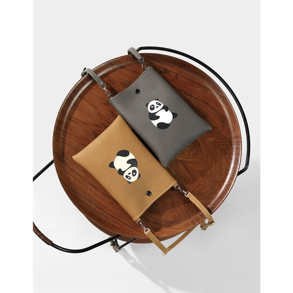 POPSEWING® Top Grain Leather Panda Crossbody Bag DIY Kits