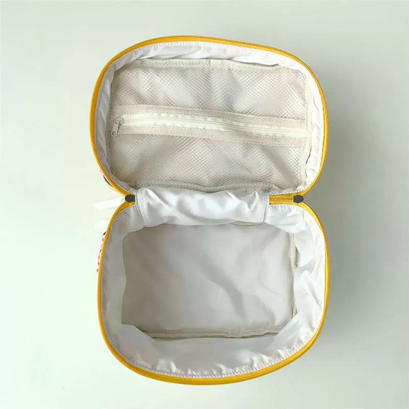 Portable Storage Bag For Women Cute Colorful Large Makeup Bag