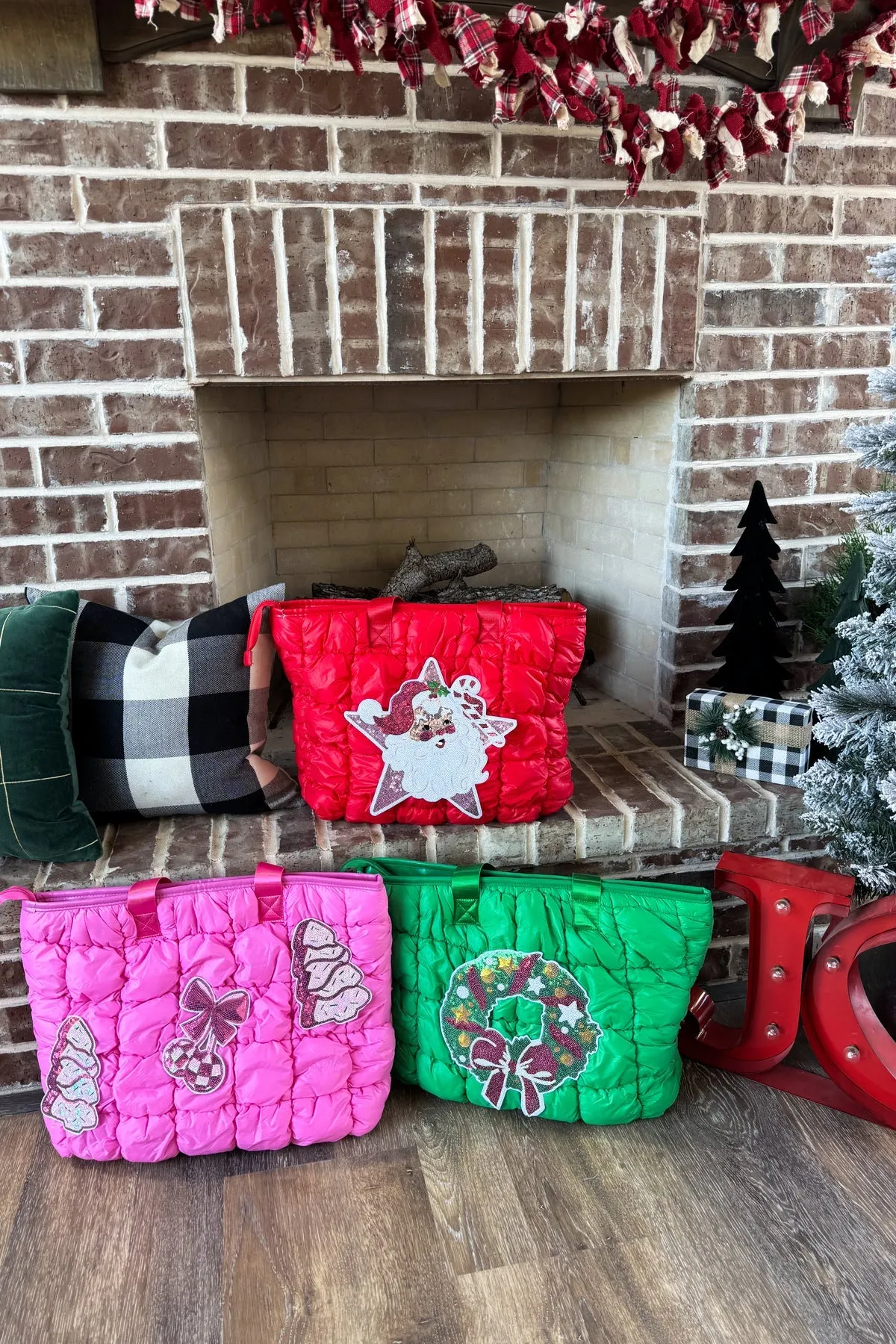 PREORDER- HOLIDAYS PUFFER BAG