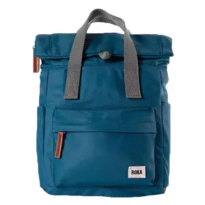 Roka Canfield B Small Sustainable Nylon Backpack - Marine Navy