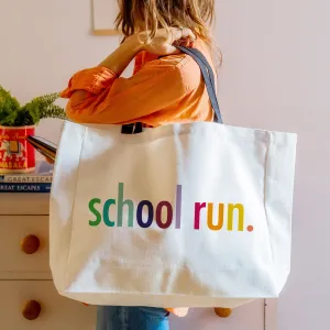 School Run Large Tote Bag