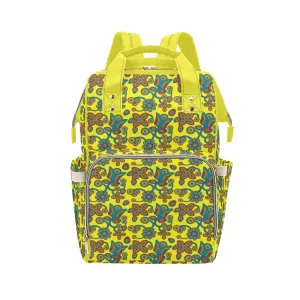 Sky Tomorrow Satin Multi-Function Diaper Backpack/Diaper Bag