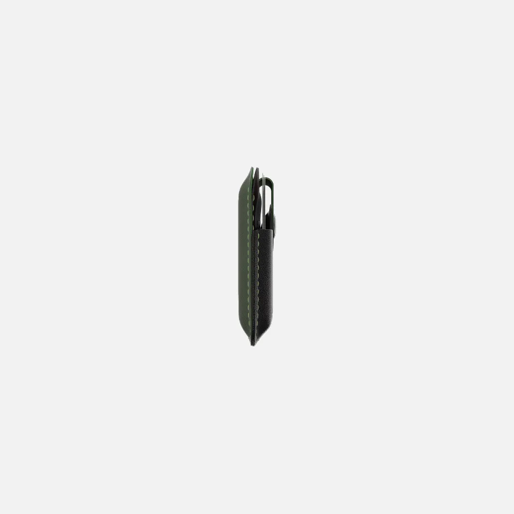 Snap Cardholder - Black/Green