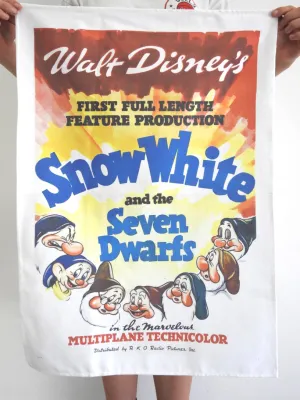 TEA TOWEL SNOW WHITE