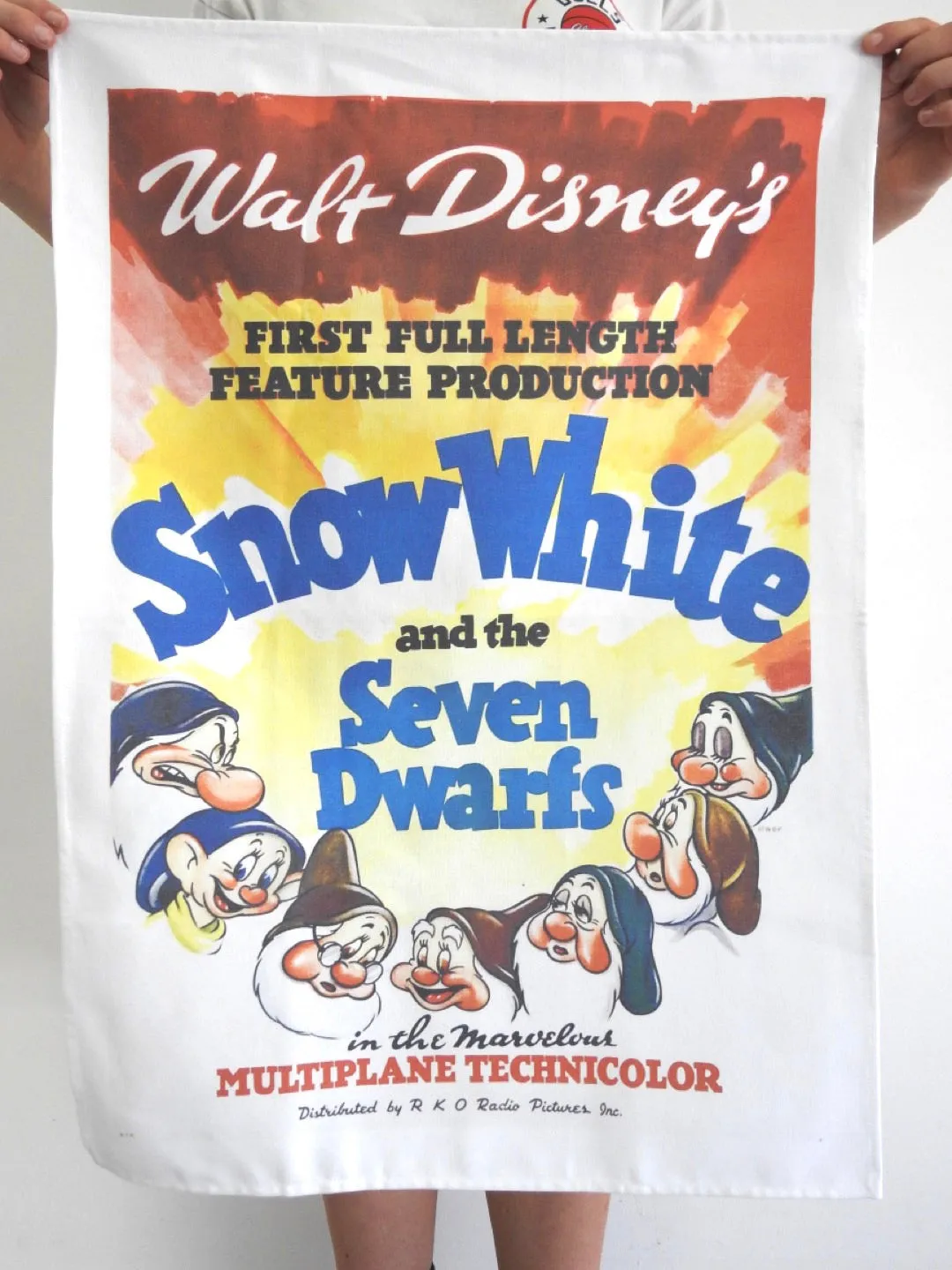 TEA TOWEL SNOW WHITE