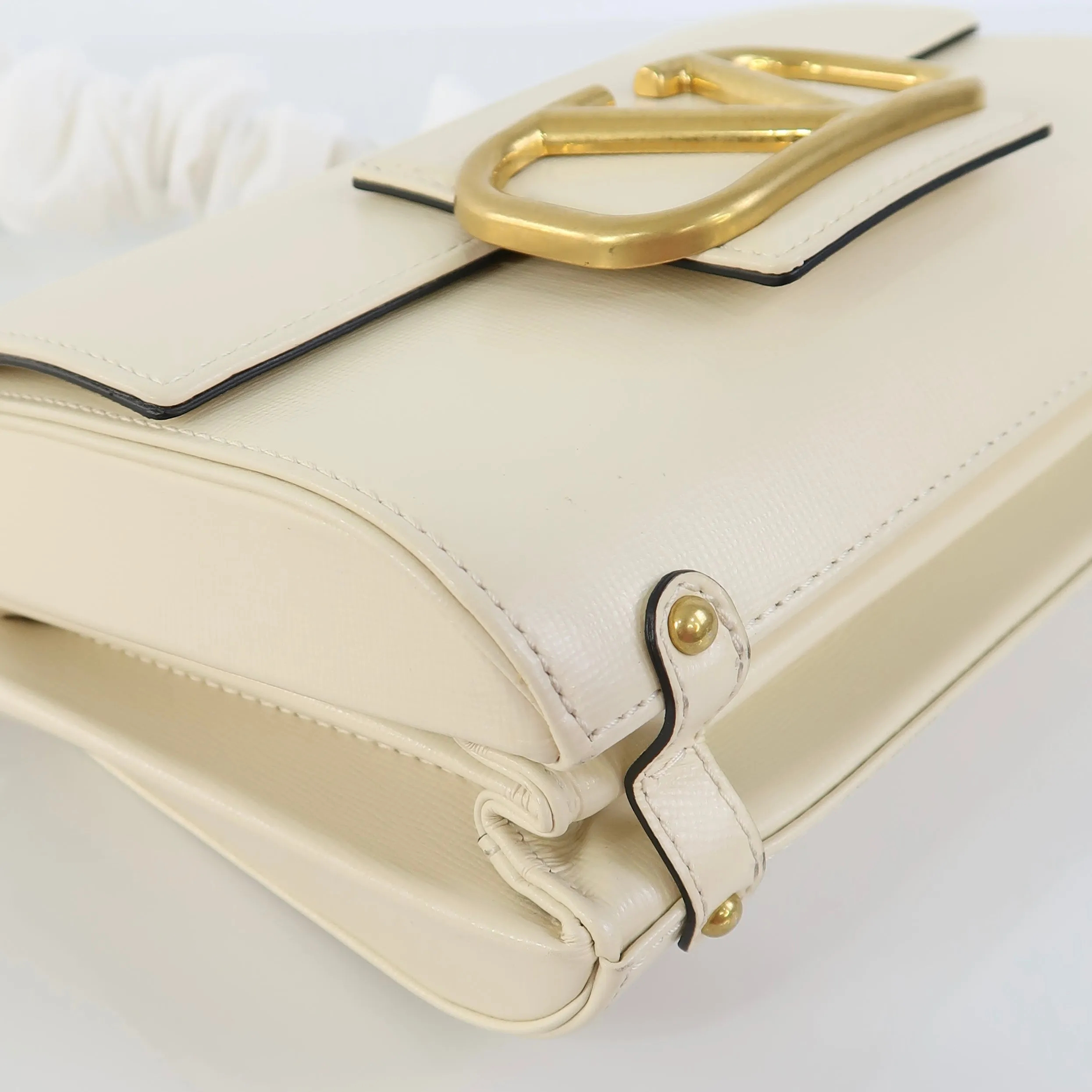 V Studded Shoulder Bag