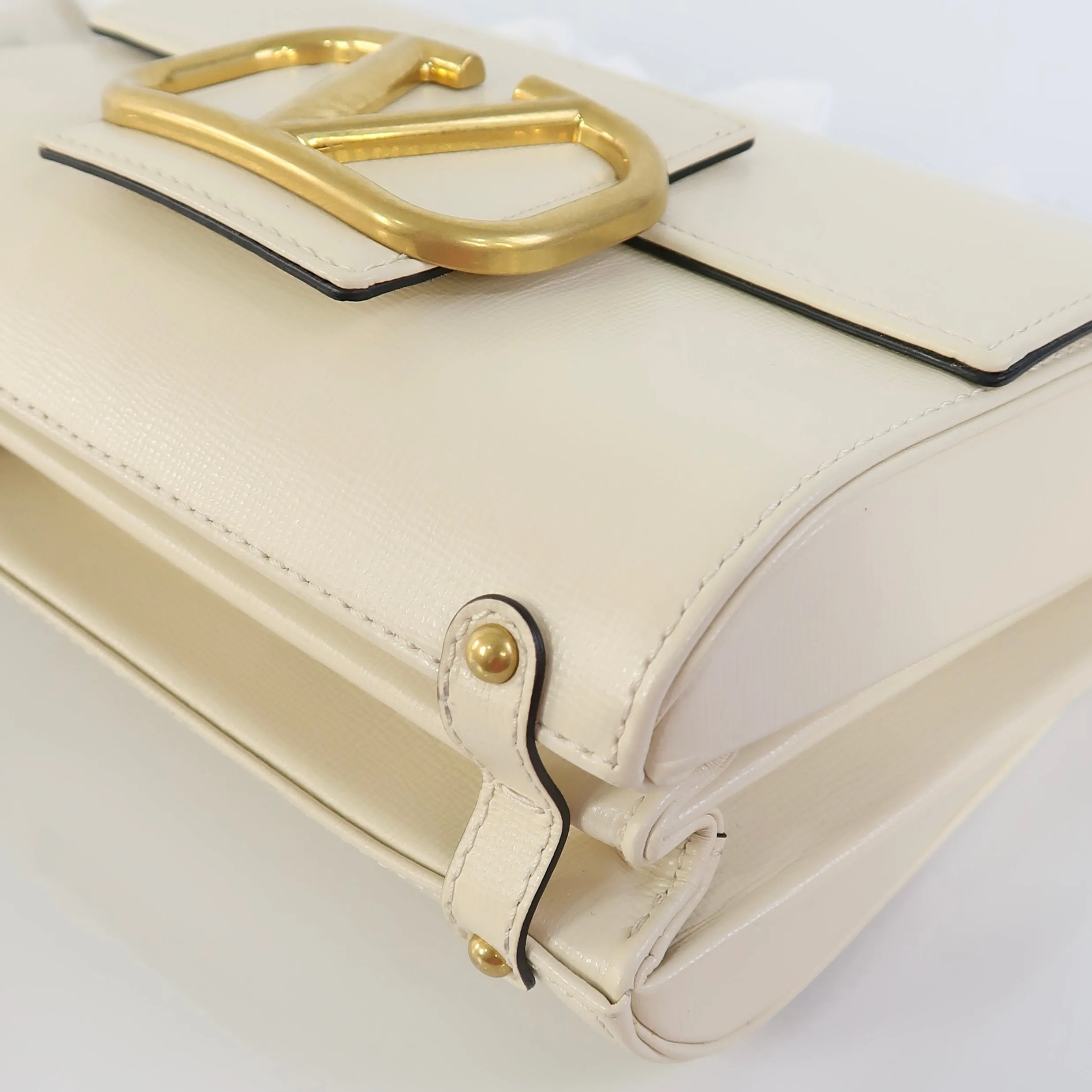 V Studded Shoulder Bag