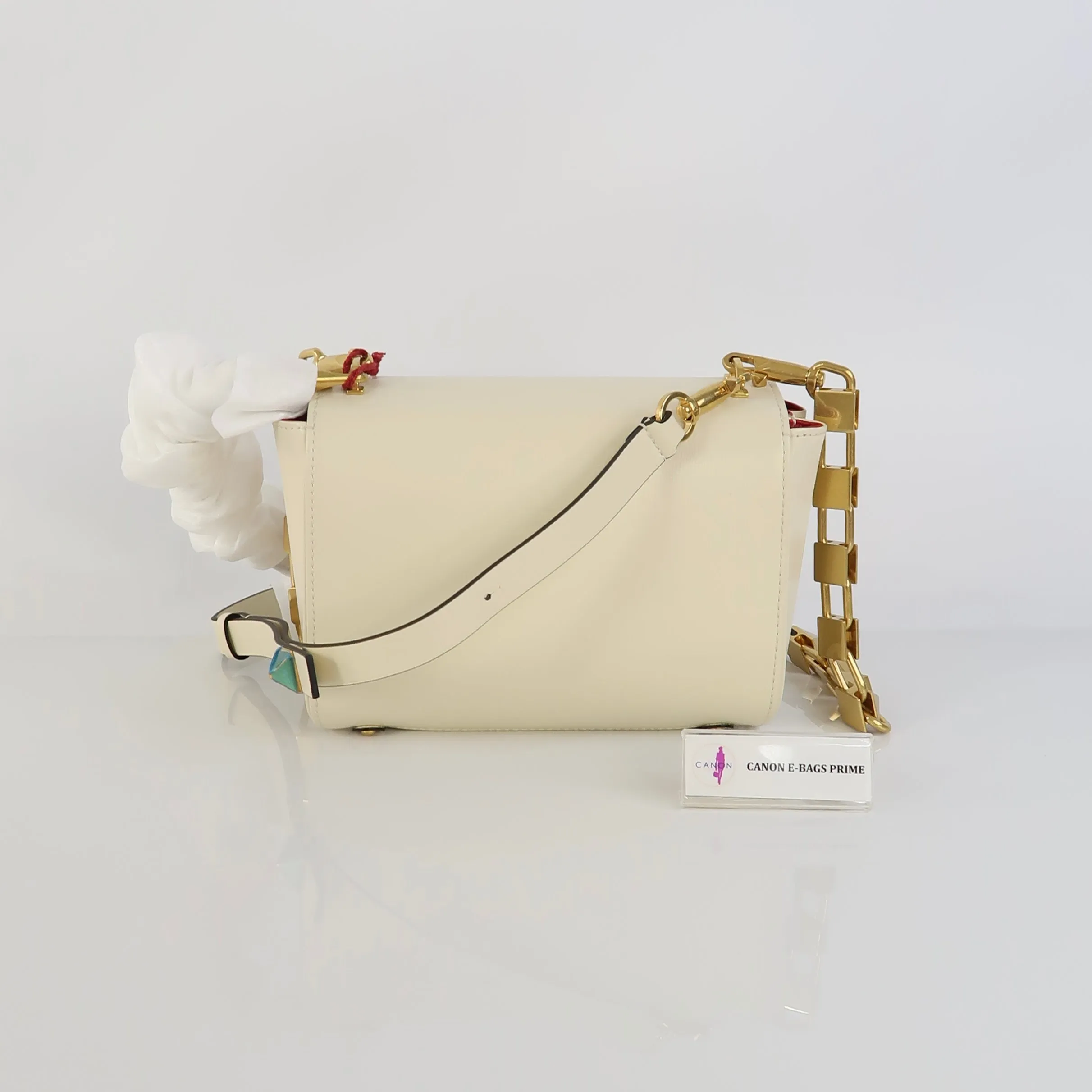 V Studded Shoulder Bag