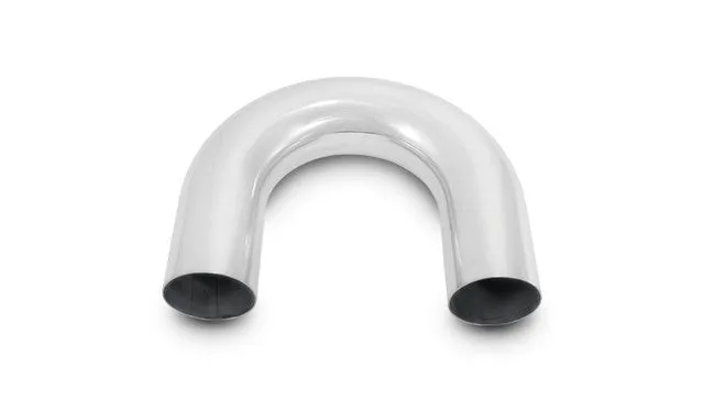 Vibrant 180 Degree Aluminum Piping, 1.75" O.D. - Polished  - 2864