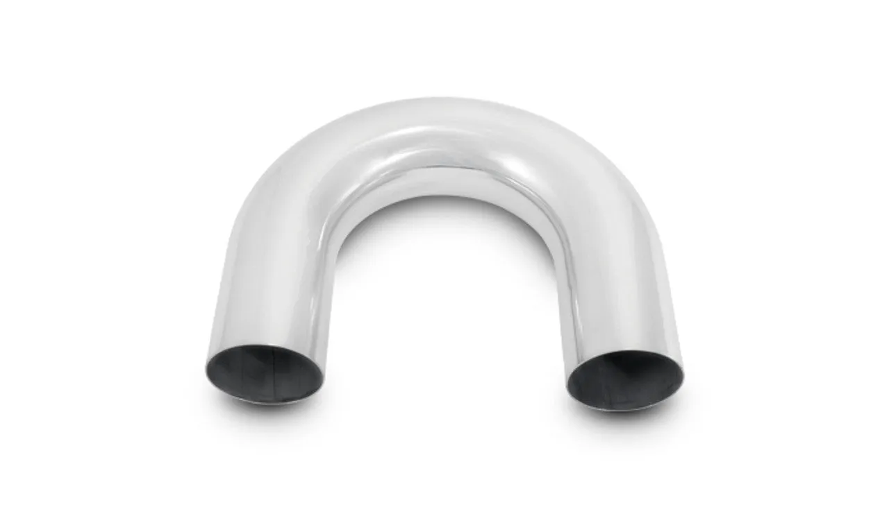 Vibrant 180 Degree Aluminum Piping, 3.5" O.D. - Polished  - 2870