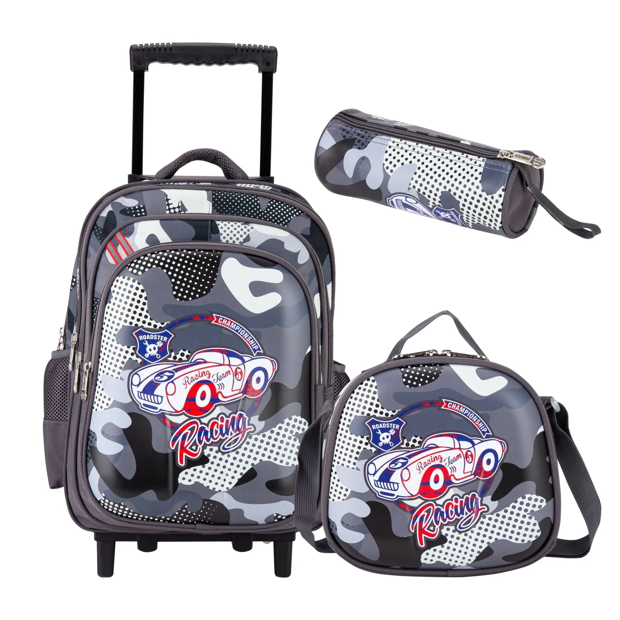 Wheeled School Bags Set of 3-Jet