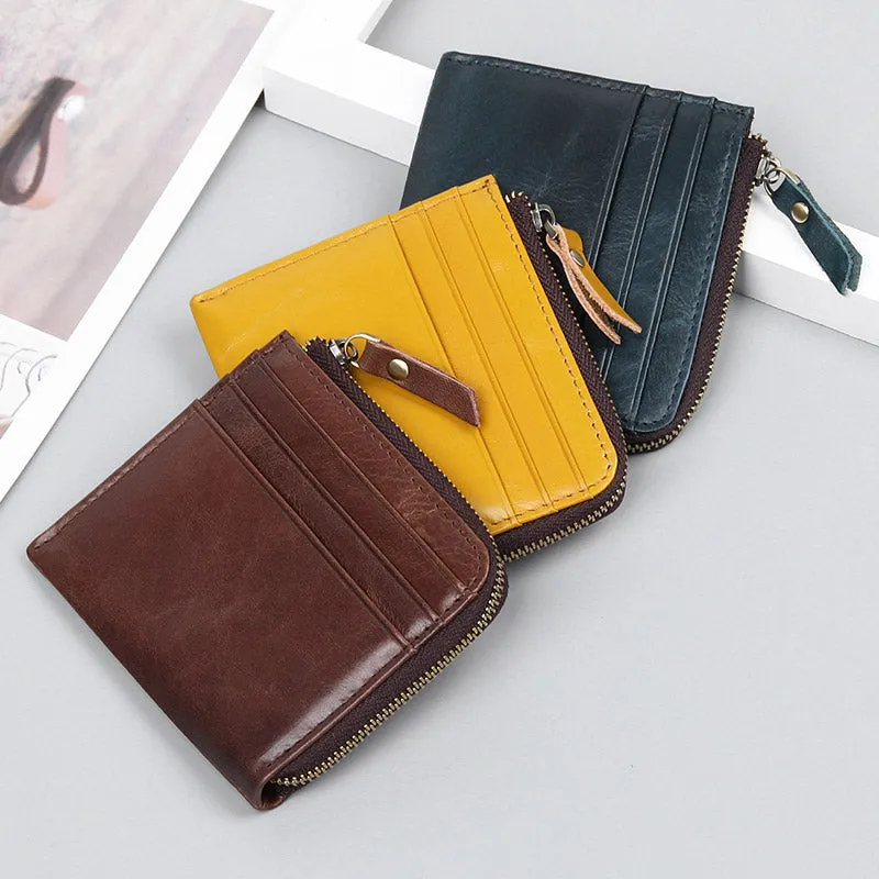 YAAGLE Unisex Mini Zipper Purse Card Slots YG8448