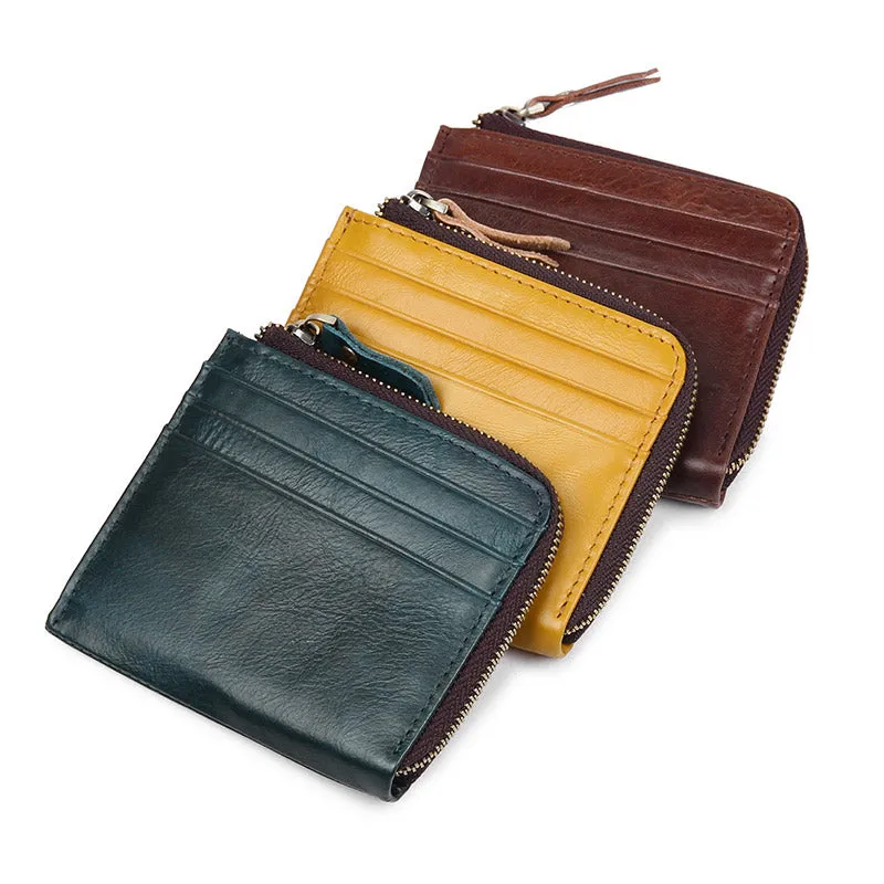 YAAGLE Unisex Mini Zipper Purse Card Slots YG8448
