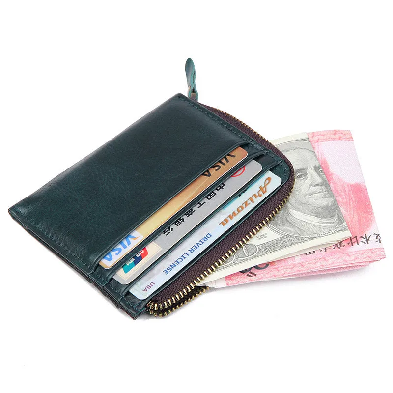 YAAGLE Unisex Mini Zipper Purse Card Slots YG8448