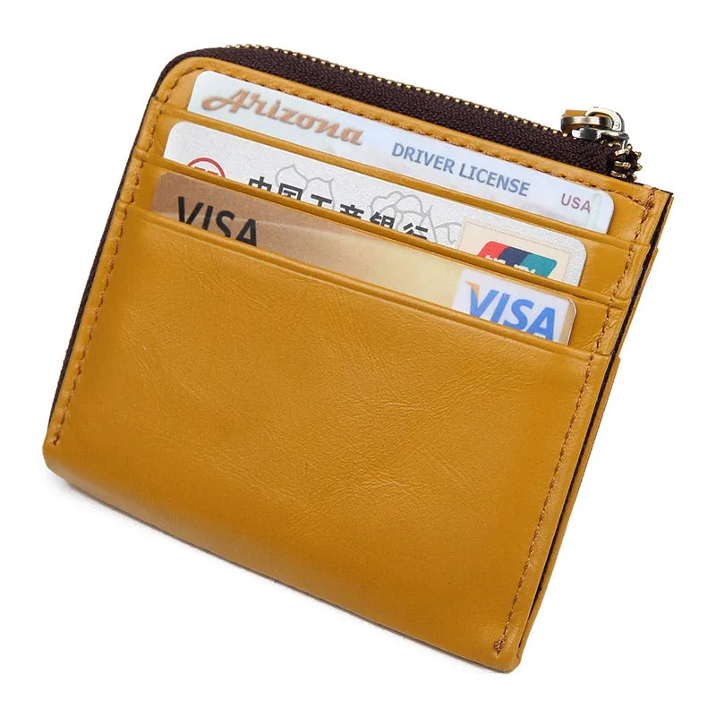 YAAGLE Unisex Mini Zipper Purse Card Slots YG8448