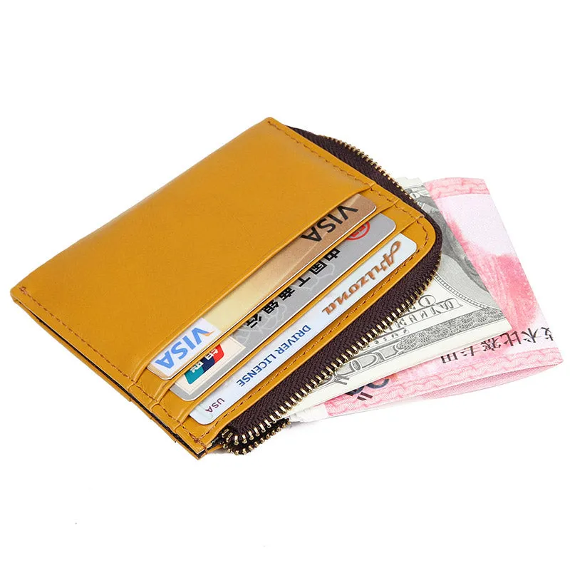 YAAGLE Unisex Mini Zipper Purse Card Slots YG8448