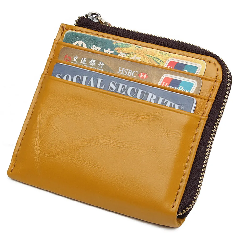 YAAGLE Unisex Mini Zipper Purse Card Slots YG8448
