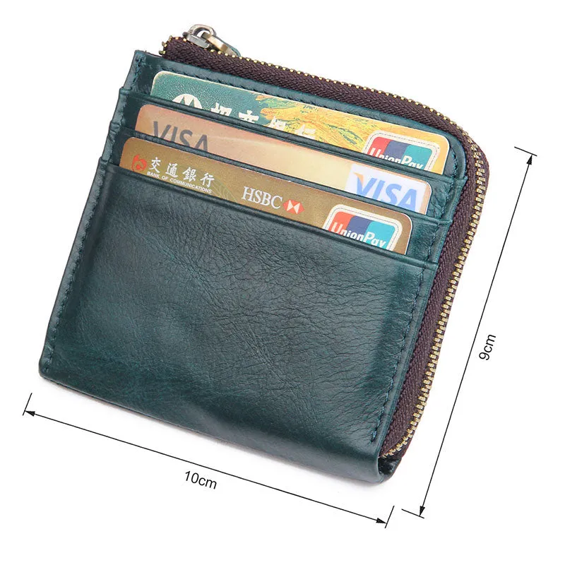 YAAGLE Unisex Mini Zipper Purse Card Slots YG8448