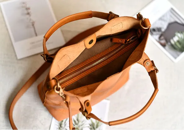 YAAGLE  Women Real Leather British Style Briefcase Handbag YG0818