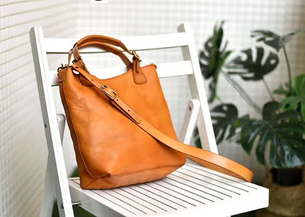 YAAGLE  Women Real Leather British Style Briefcase Handbag YG0818